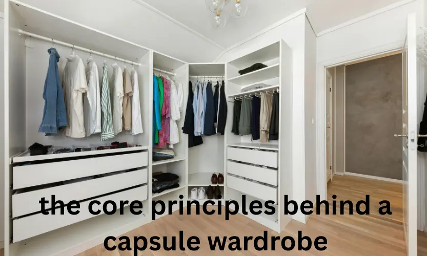 the core principles behind a capsule wardrobe